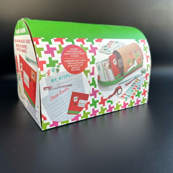 Mailbox Christmas Letters to Santa w/ 250+ pieces DIY Craft Kids Kit 6+ - Picture 2 of 5
